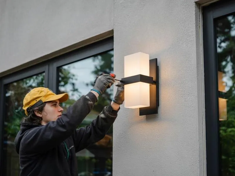 Instalacja oświetlenia ściennego