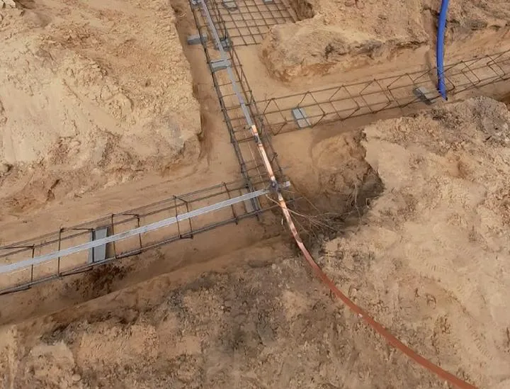 Montaż bednarki w uziomie