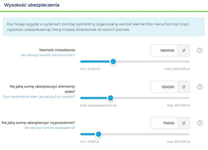 Obliczanie kosztów ubezpieczenia